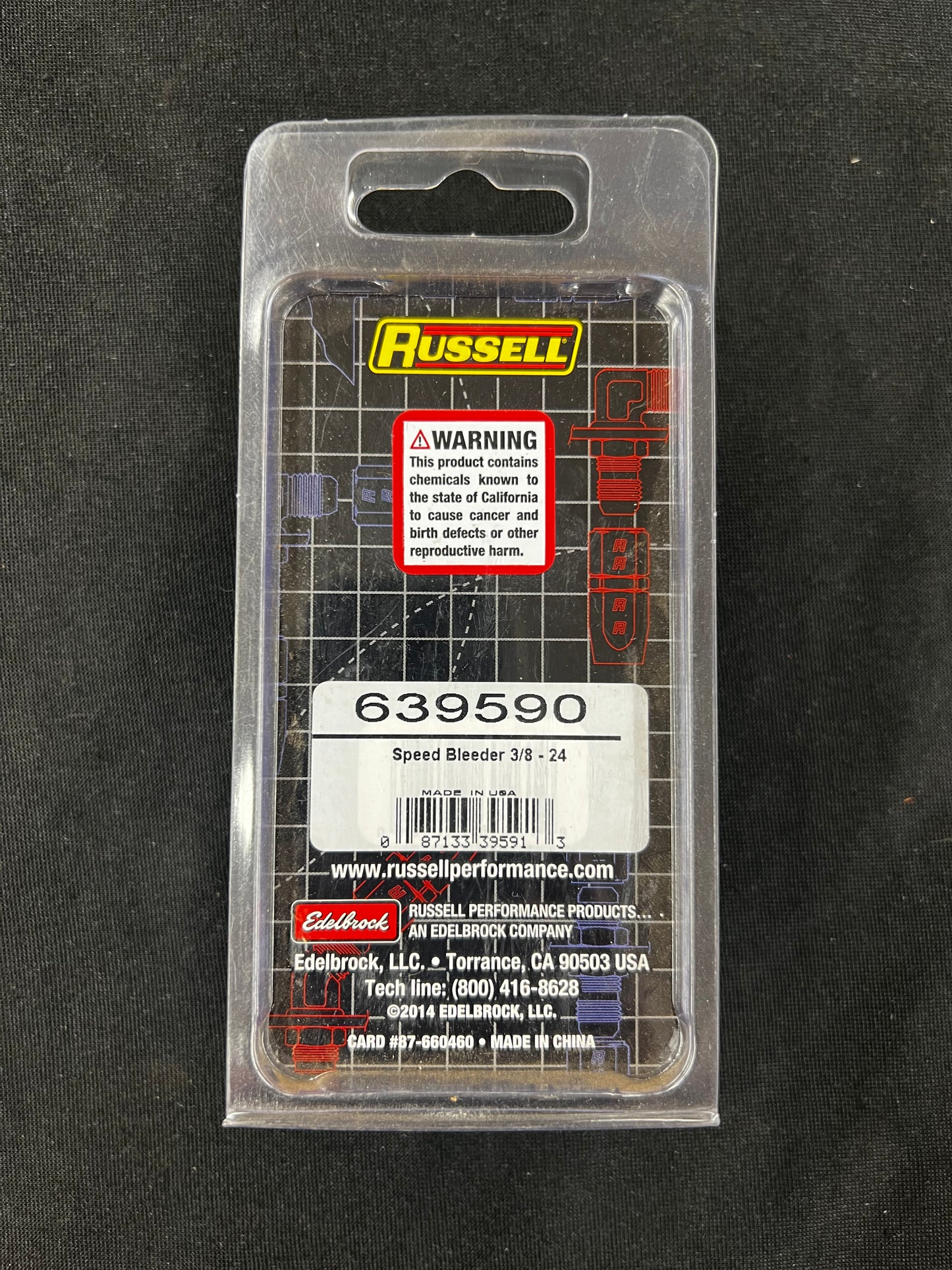 Brake & Clutch Speed Bleeder With 3/8"-24 Thread, 1.0" Overall Length