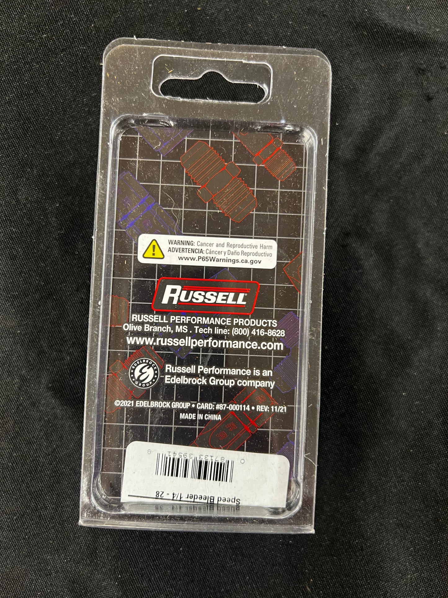Brake & Clutch Speed Bleeder With 1/4"-28 Thread, 1.0" Overall Length