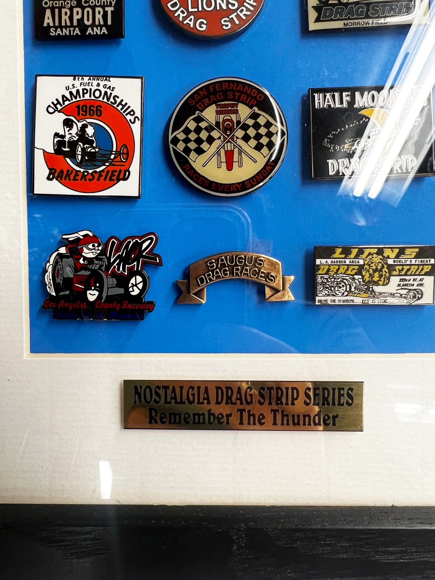 Nostalgia Drag Strip Series Plaque