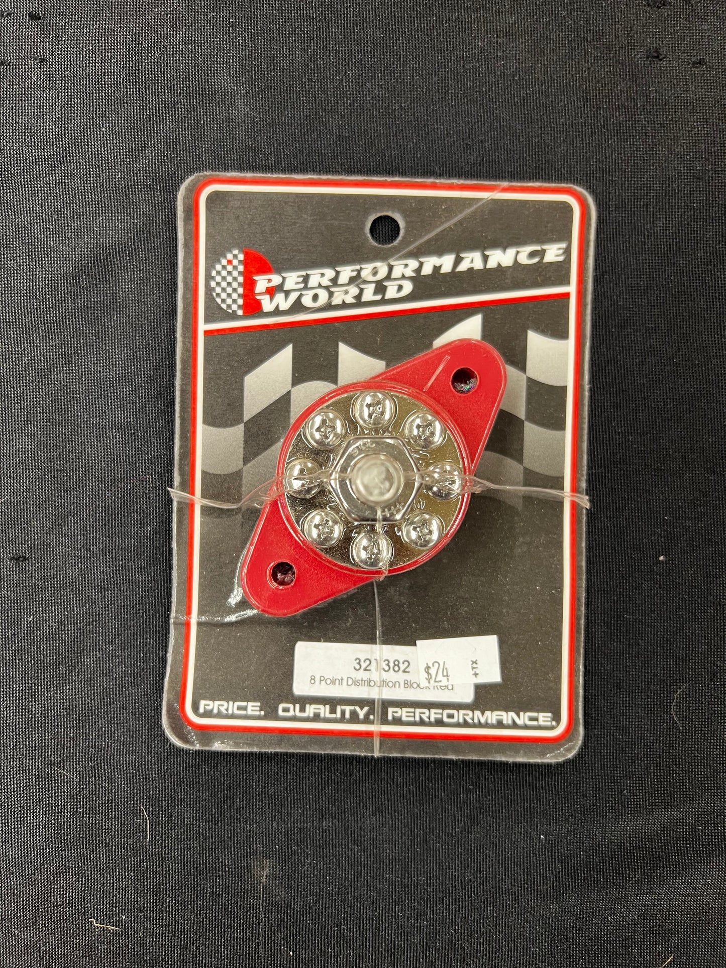 8-POST DISTRIBUTION TERMINAL RED