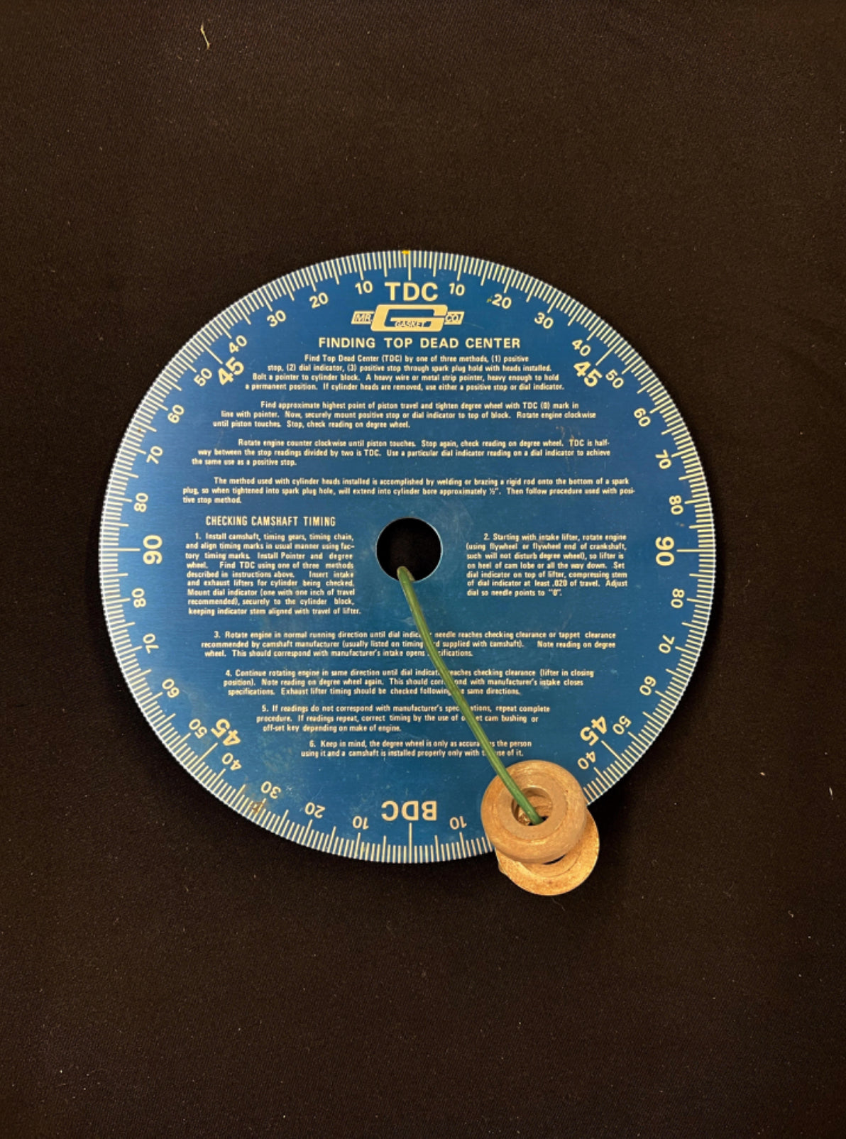 Mr. Gasket 1570 Degree Wheel