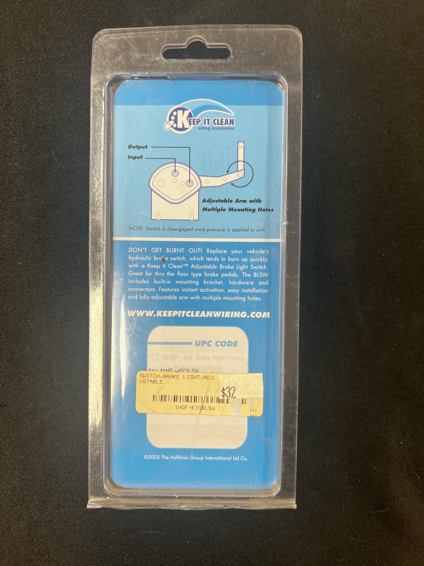Keep It Clean Adjustable Brake Light Switch