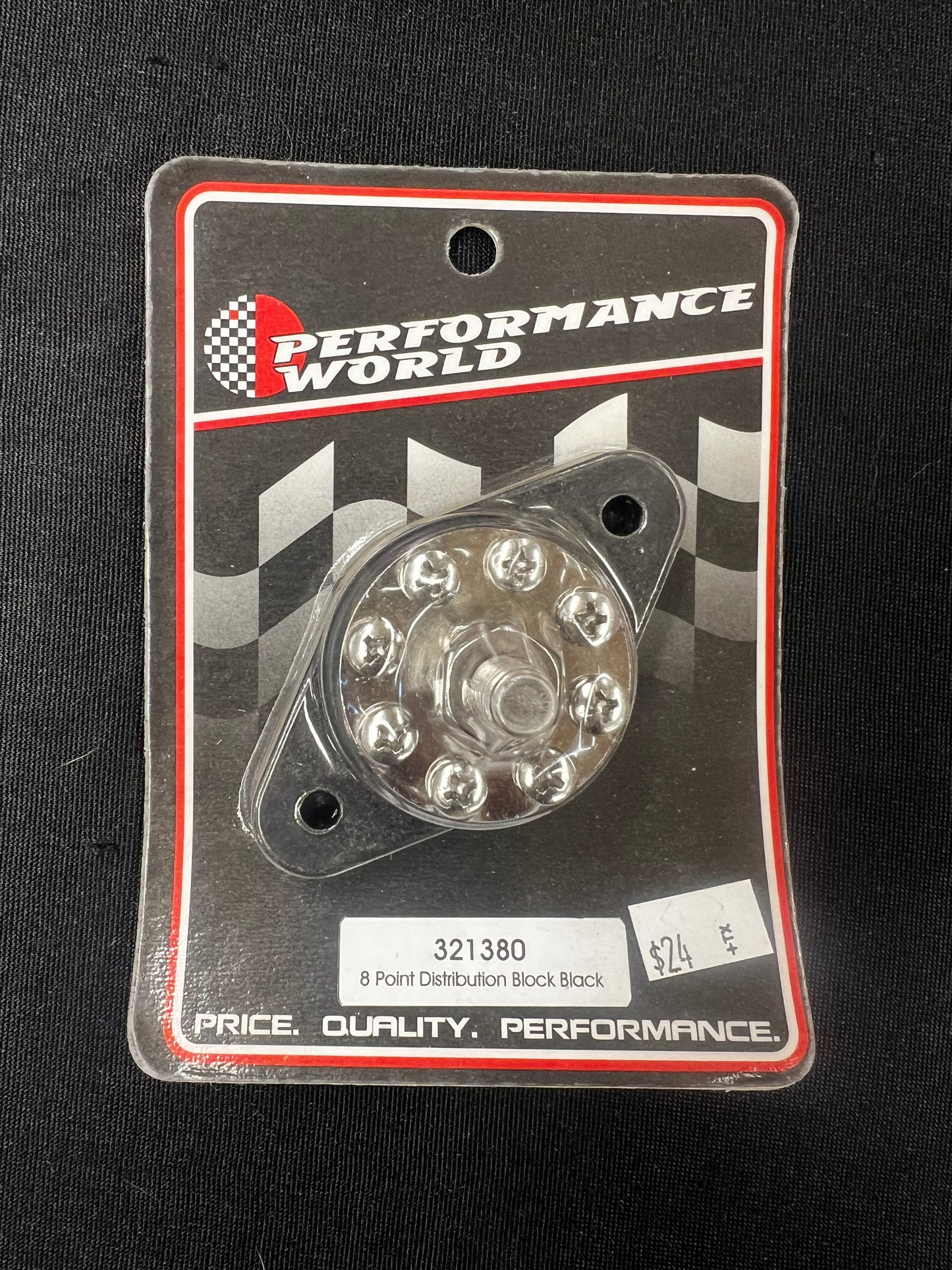 8-POST DISTRIBUTION TERMINAL BLACK