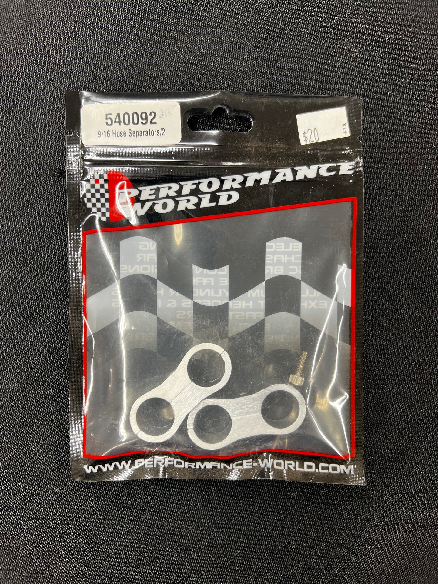 540092 9/16" 2-LINE ALUMINUM SEPERATORS 2/PK