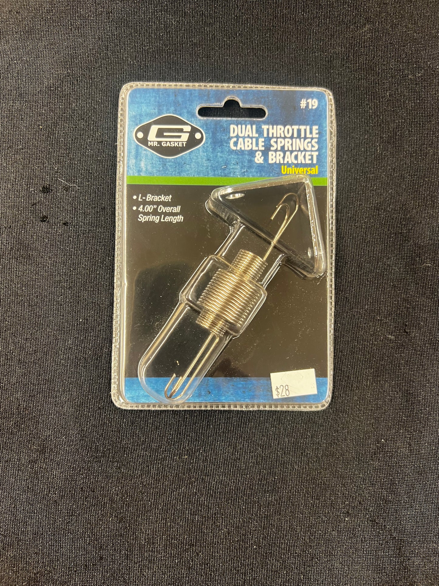 MR. GASKET THROTTLE RETURN SPRING SET - DUAL SPRING