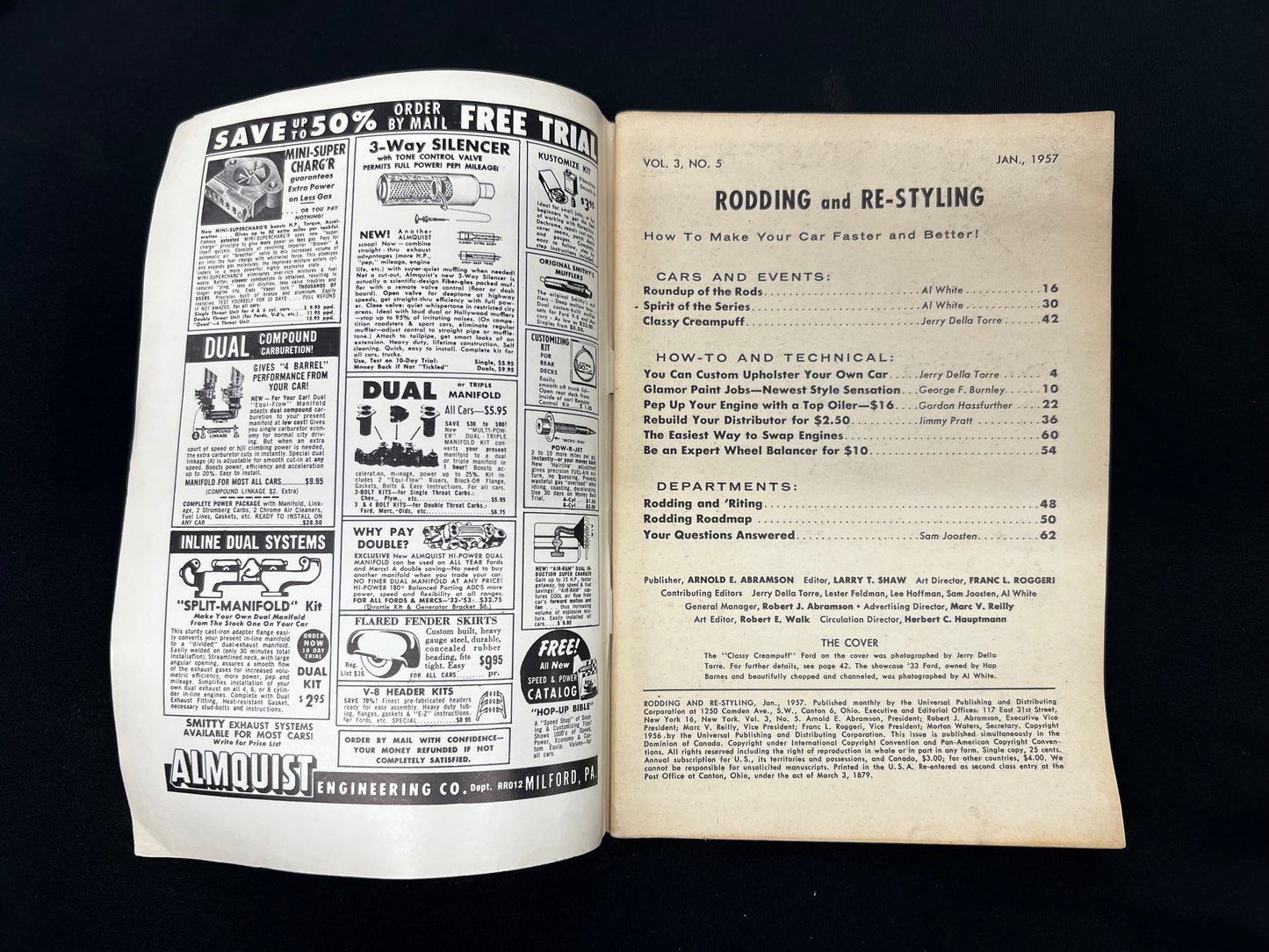 Rodding and Re-styling magazine January 1957