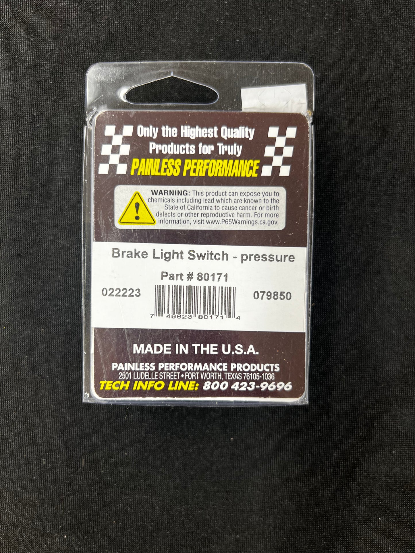 Brake Light Switch/Pressure