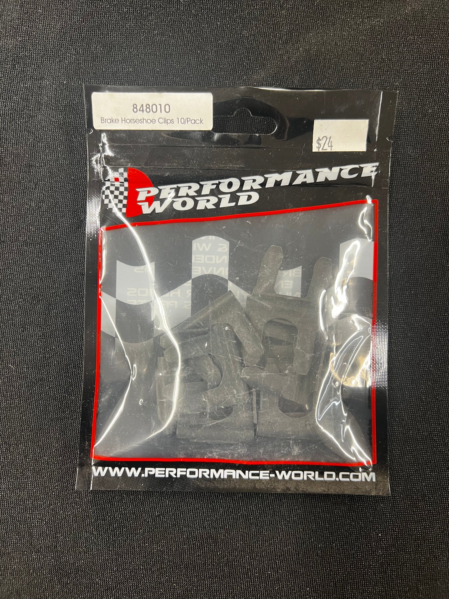 HORSESHOE BRAKE LINE CLIPS 10/PK