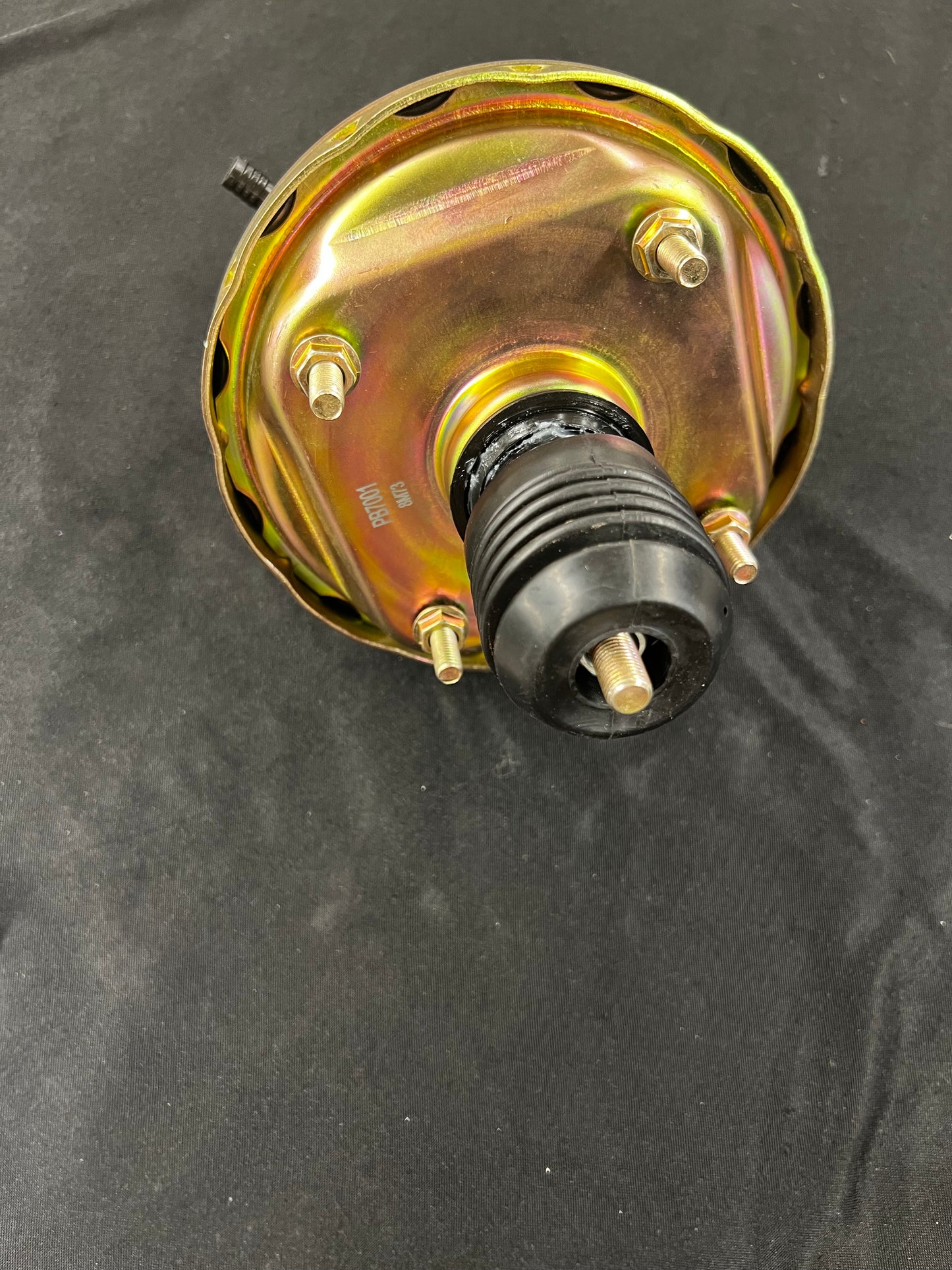 Speedway Single Diaphragm Power Brake Booster, 7 Inch, Chromate Finish