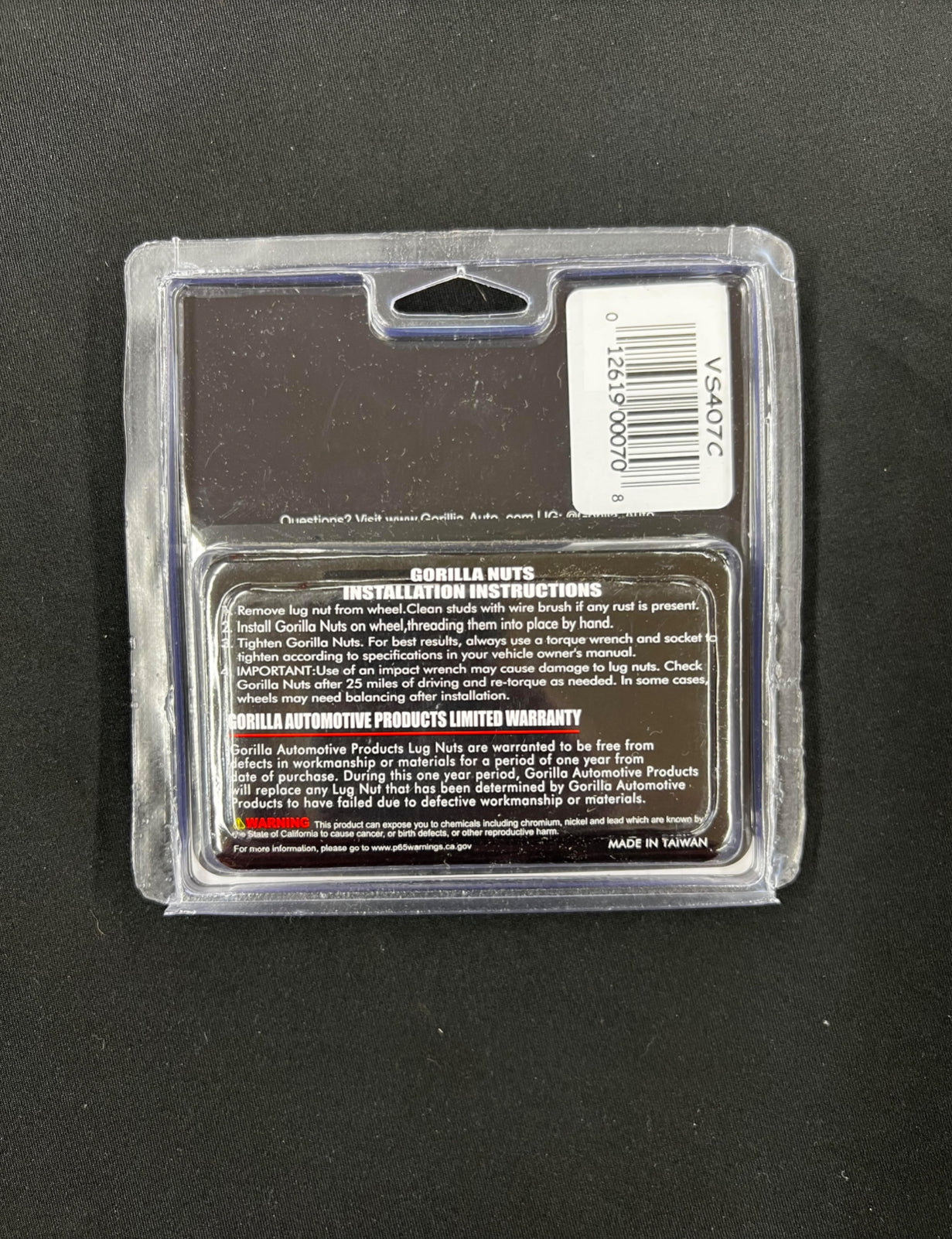 Gorilla Flush Mount Valve Stems VS407C