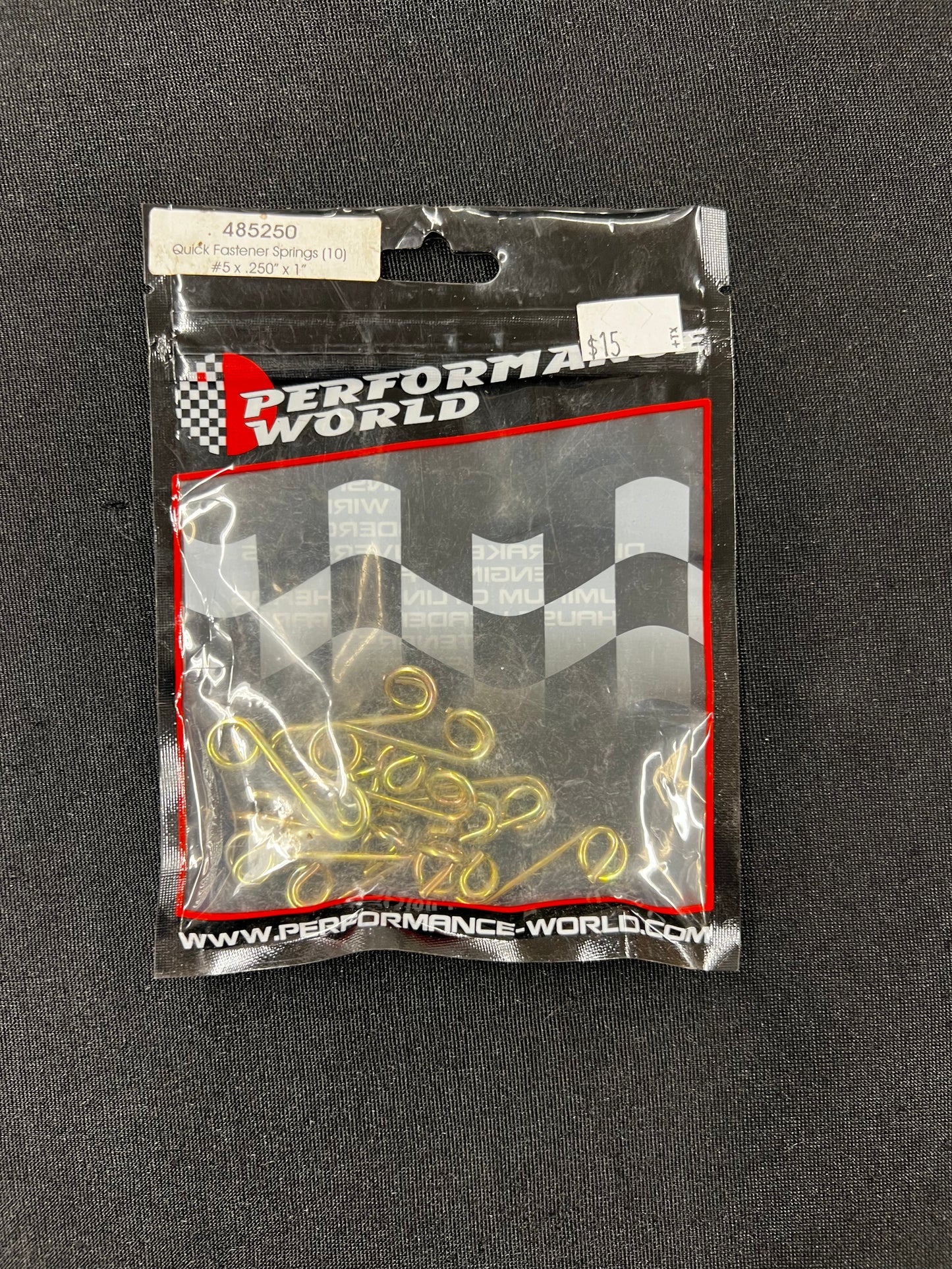 485250 1" X .250" FASTENER SPRINGS 10/PK
