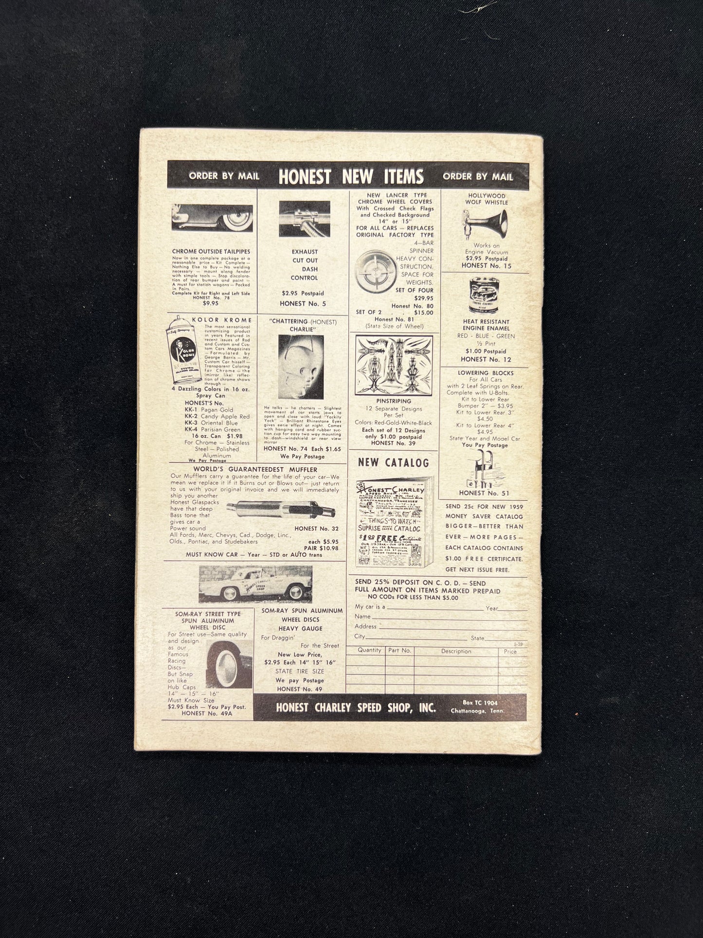 Custom Cars Magazine May 1959