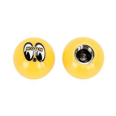 MOONEYES Yellow Moon Air Valve Stem Caps