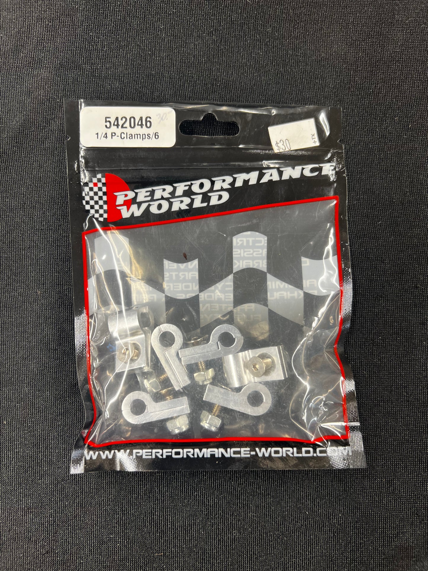 542046 1/4" LINE ALUMINUM P-CLAMPS 6/PK