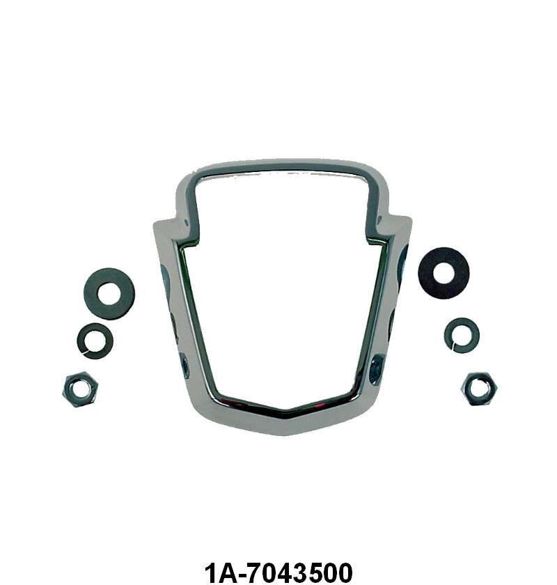 Trunk Lid Emblem Bezel - 1950-51 Ford Car