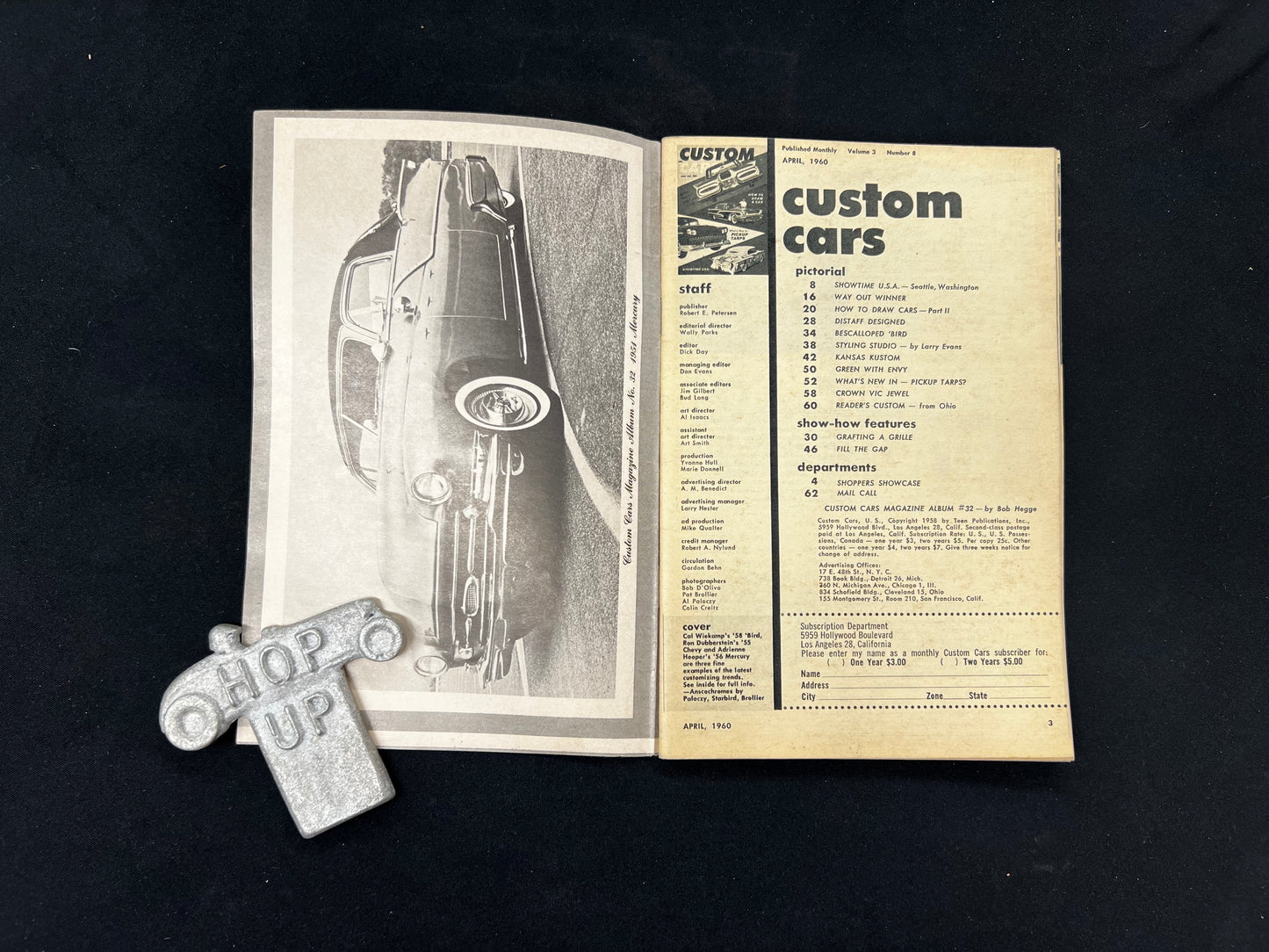 Custom Cars Magazine april 1960