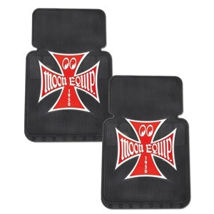 Moon Equip Iron Cross Rubber Floor Mats