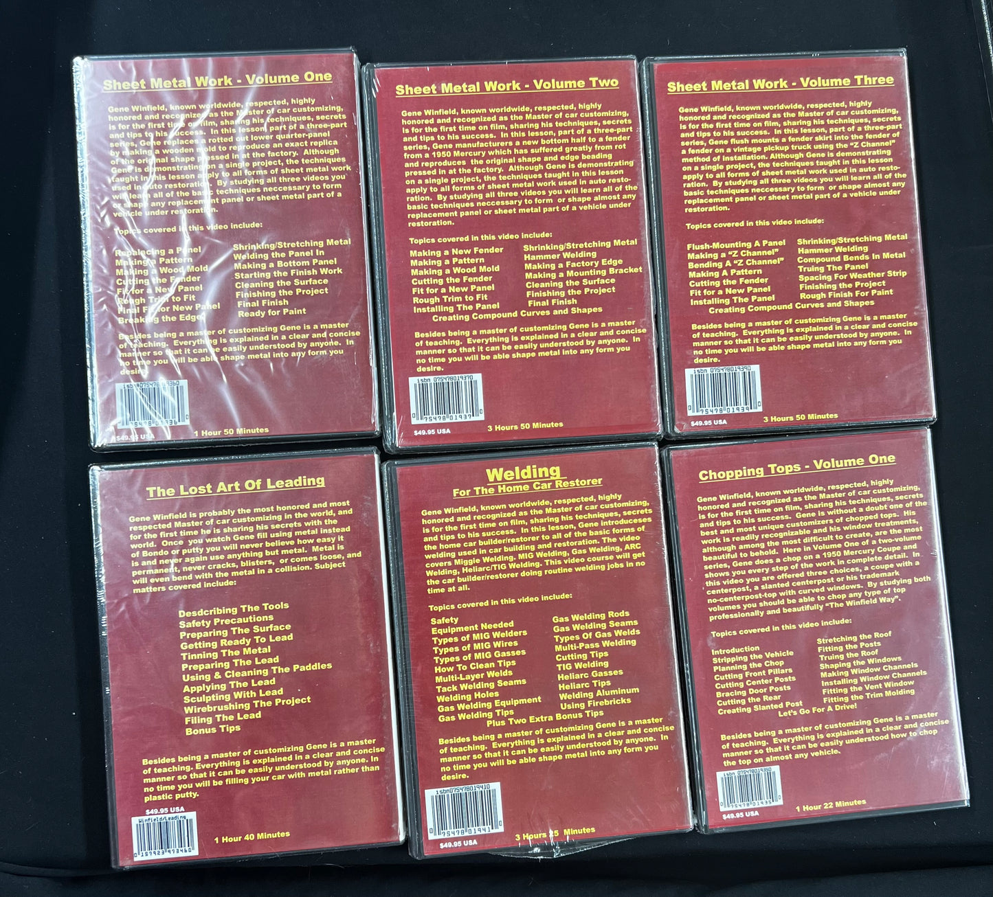 Gene Winfield Complete DVD Set (6 DVD set)