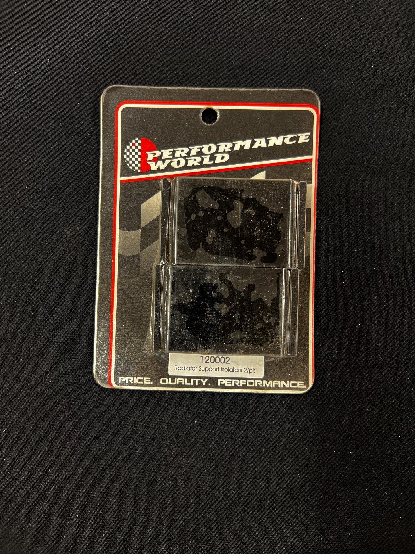 UNIVERSAL POLYURETHANE RADIATOR SUPPORT ISOLATOR MOUNTS 2/PK