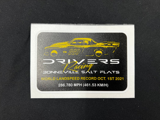 Drivers Racing Stickers