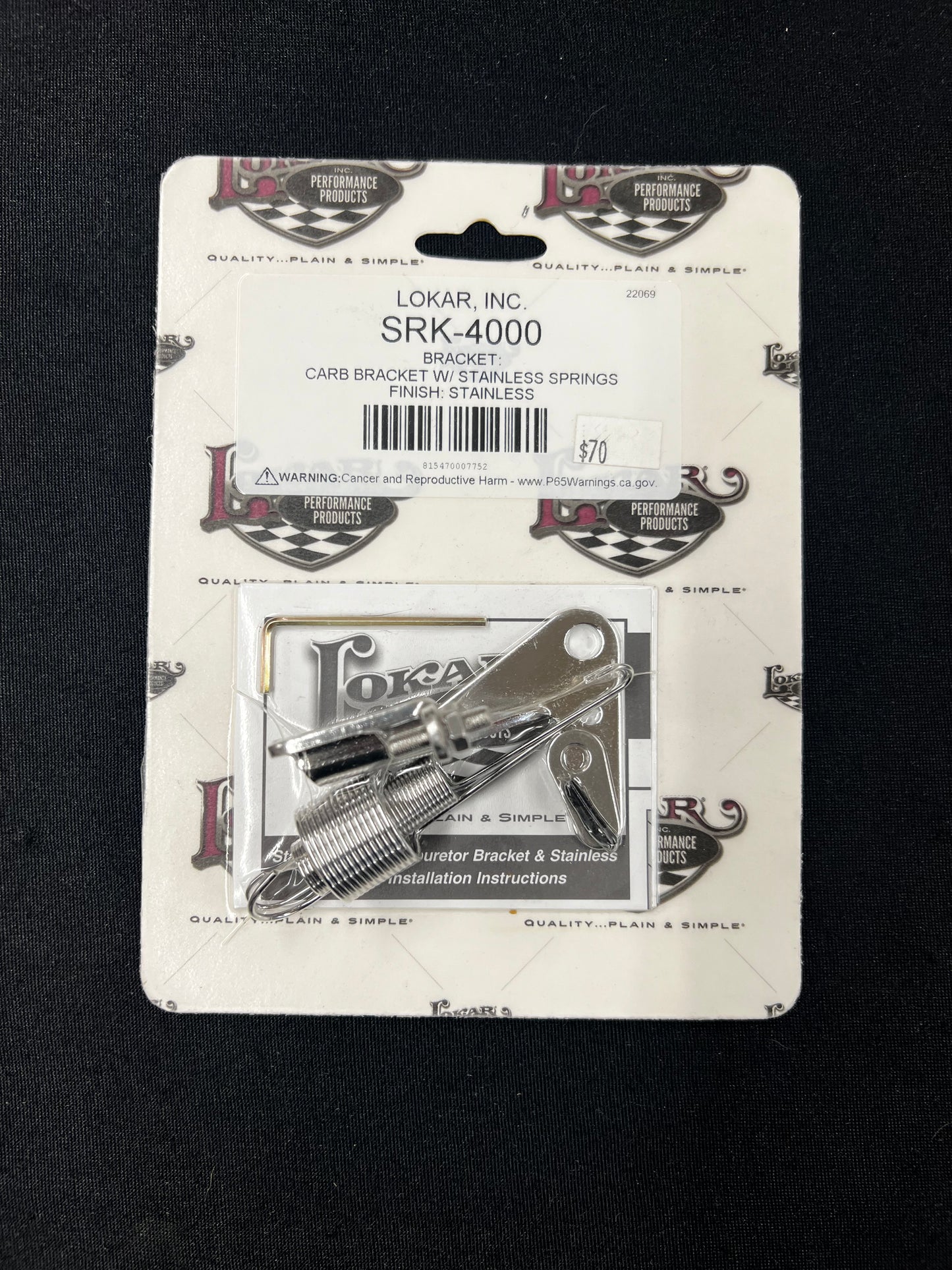 Lokar SPRING RETURN KIT SRK-4000