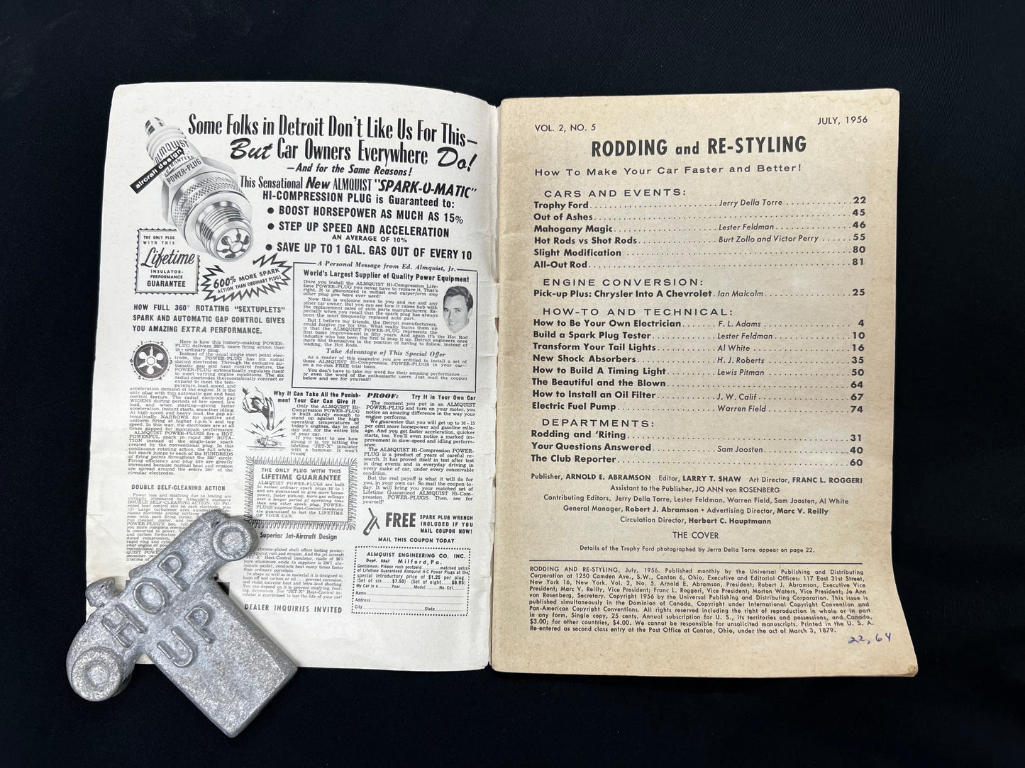 Rodding and Re-styling Magazine July 1956