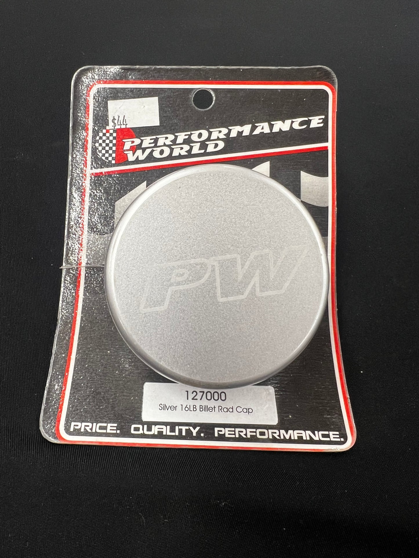 SILVER BILLET ALUMINUM 16LB RADIATOR CAP