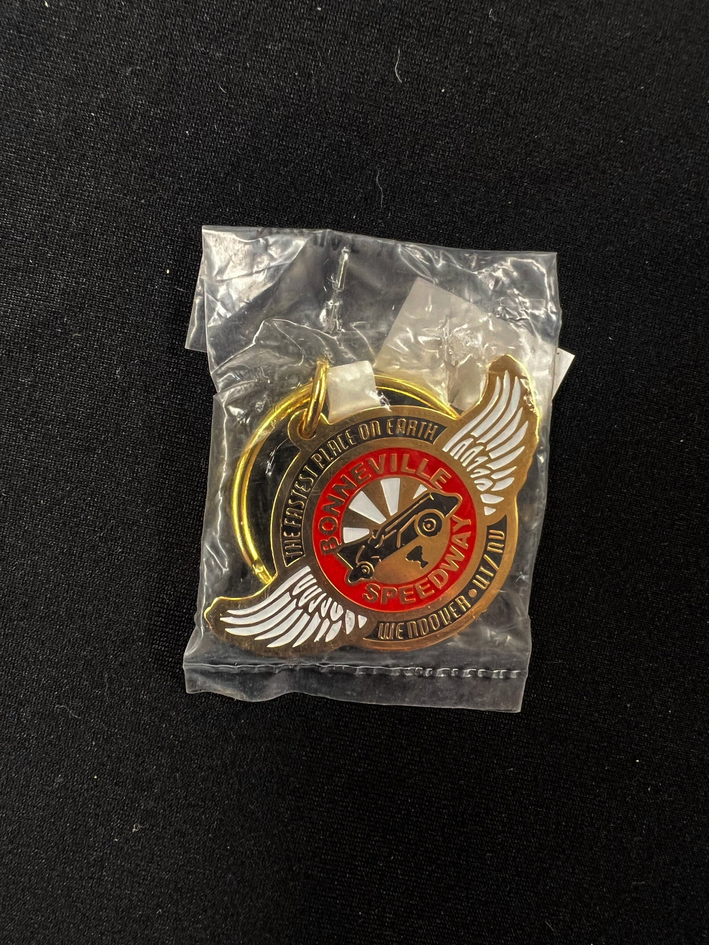 Bonneville Speedway Key Ring