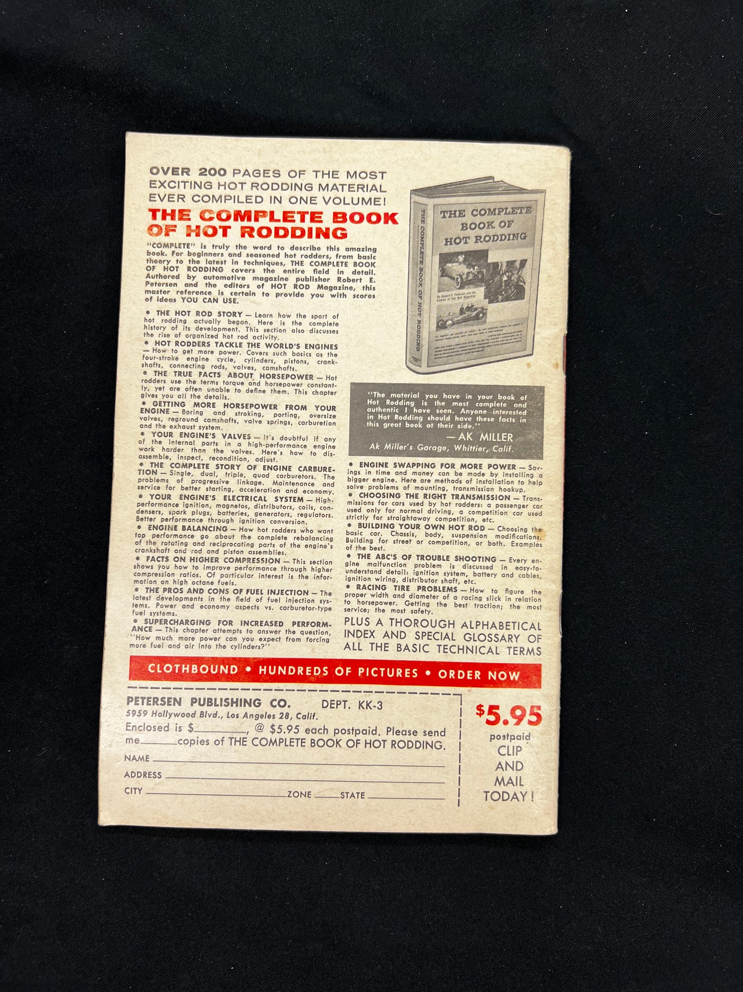 Custom Cars Magazine August 1959