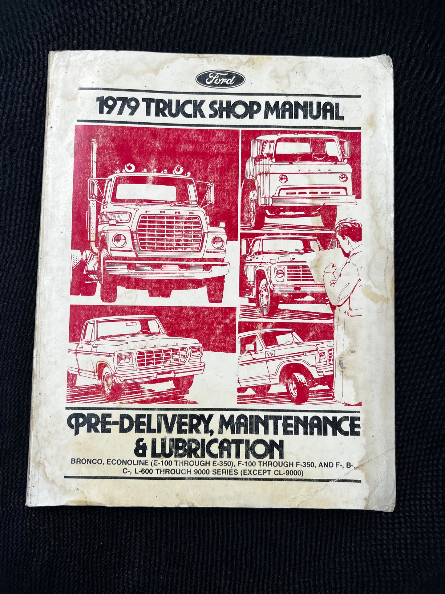 1979 Truck Shop Manual Pre-Delivery, Maintenance & Lubrication