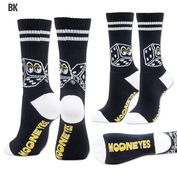MOON Twin Dice Socks