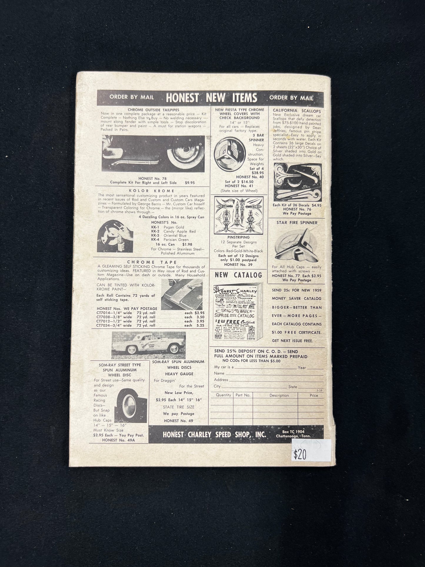 Custom Cars Magazine March 1959