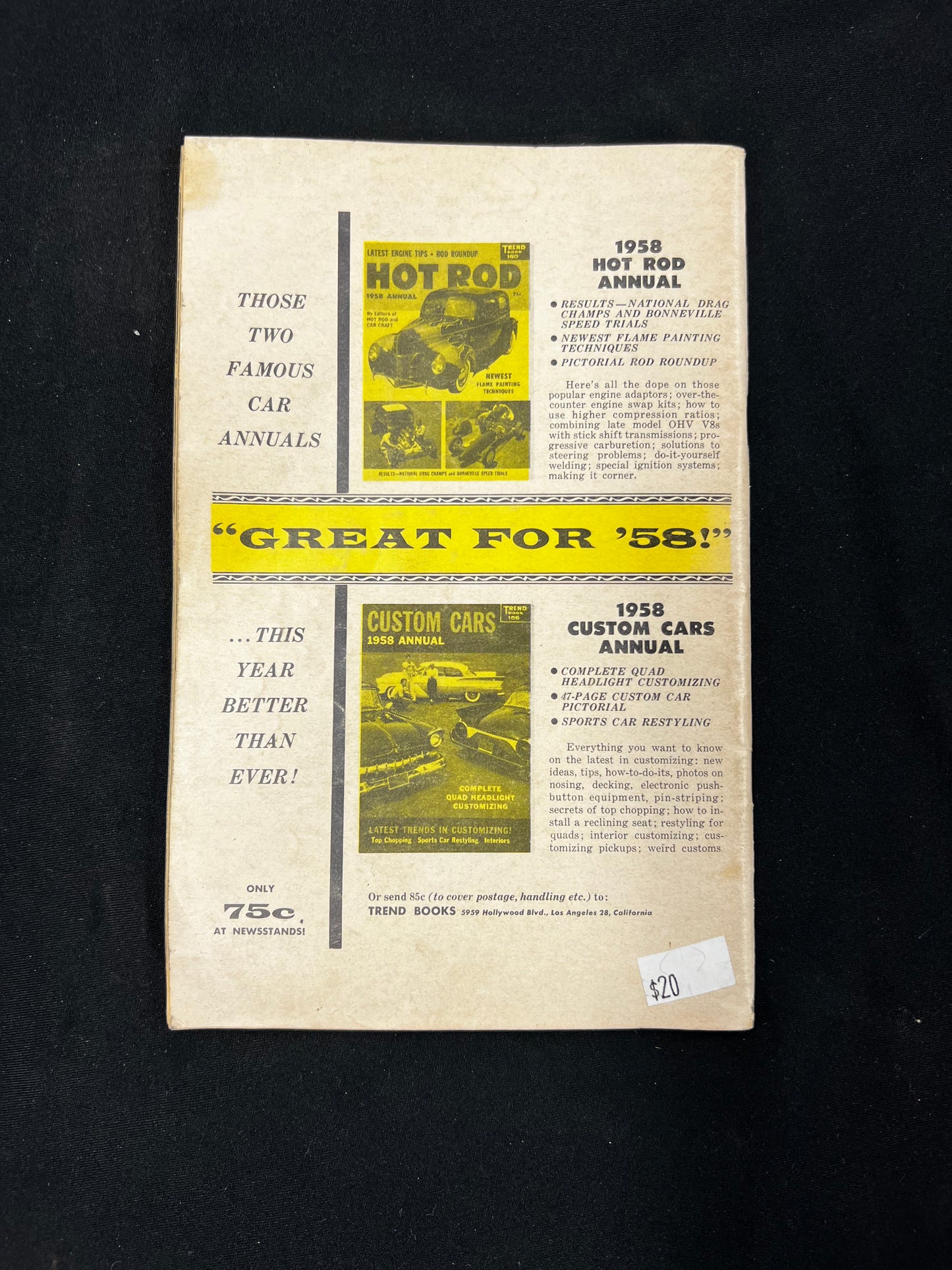 Custom Cars Magazine April 1958