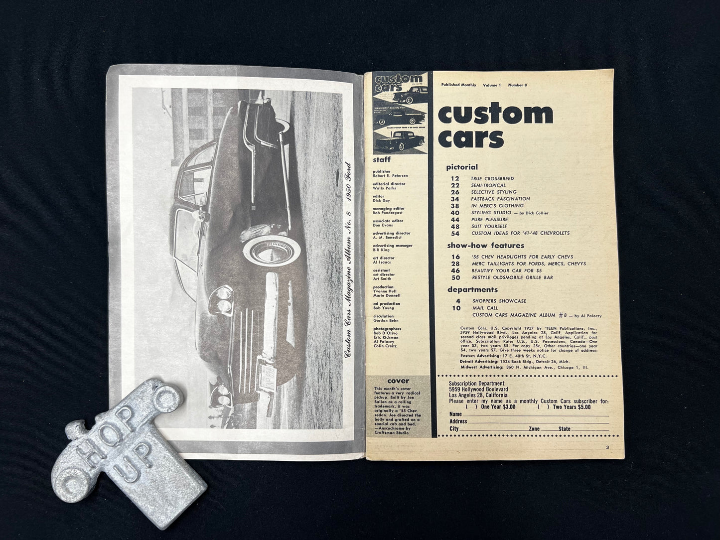 Custom Cars Magazine April 1958