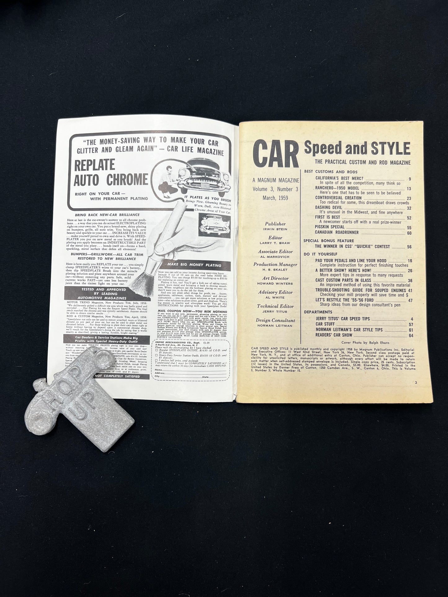 Car Speed and Style March 1959