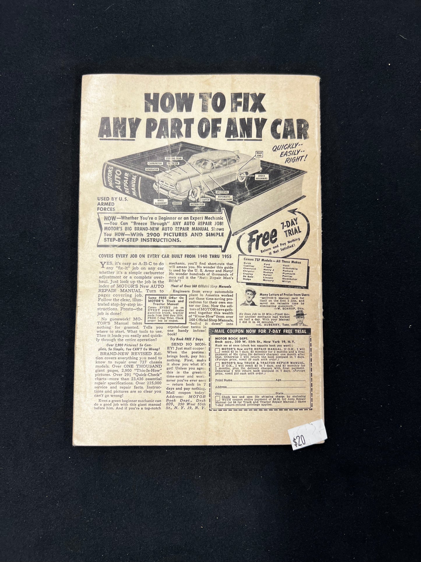 Car Craft Magazine September 1955