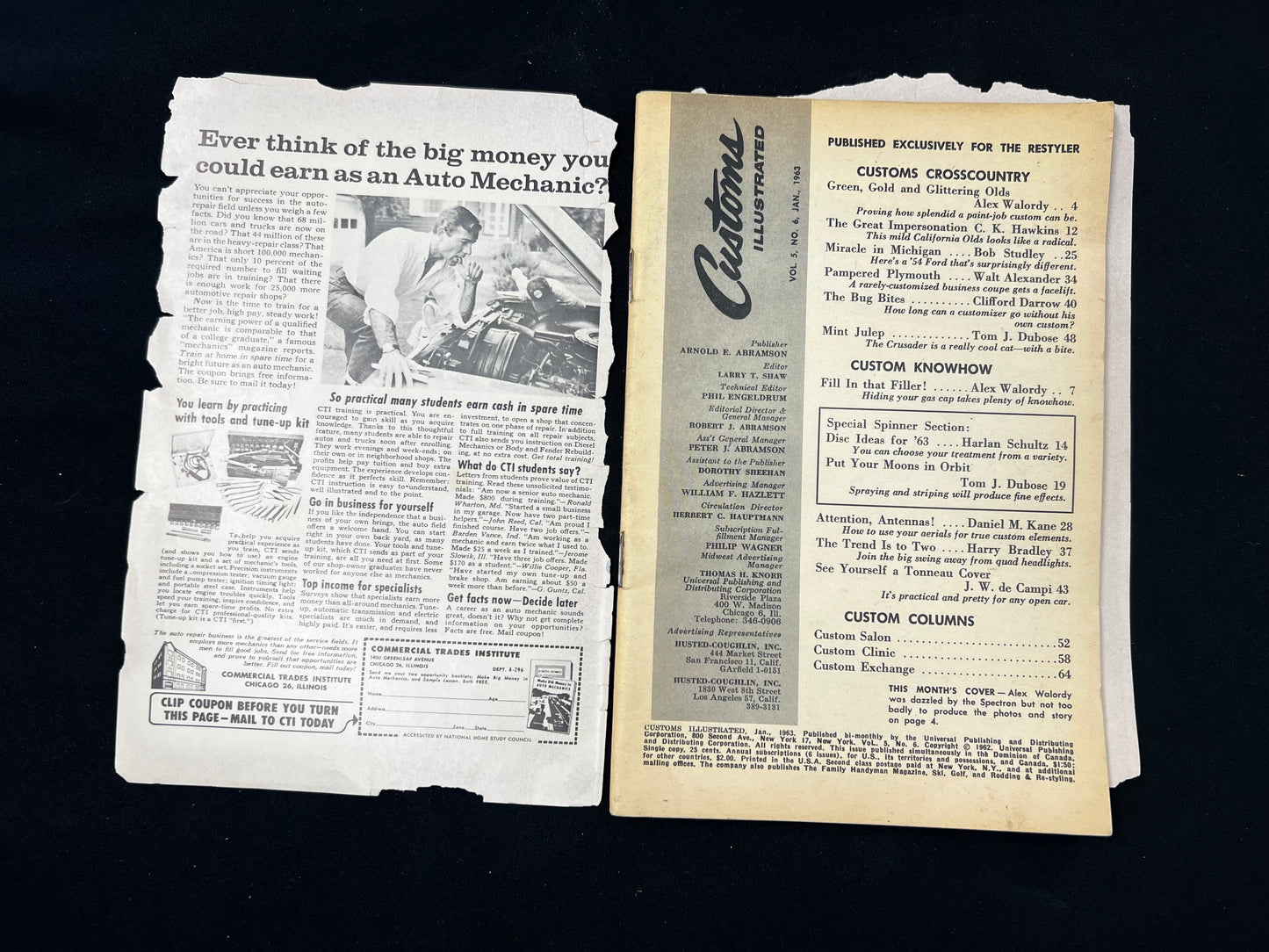 Customs Illustrated Magazine January 1963