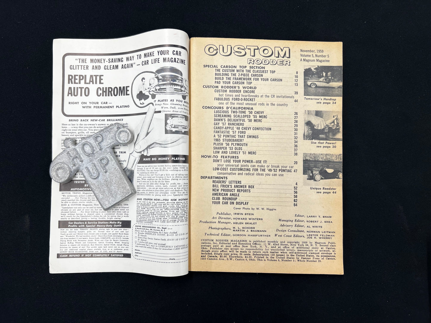 Custom Rodder Magazine - NOVEMBER 1959