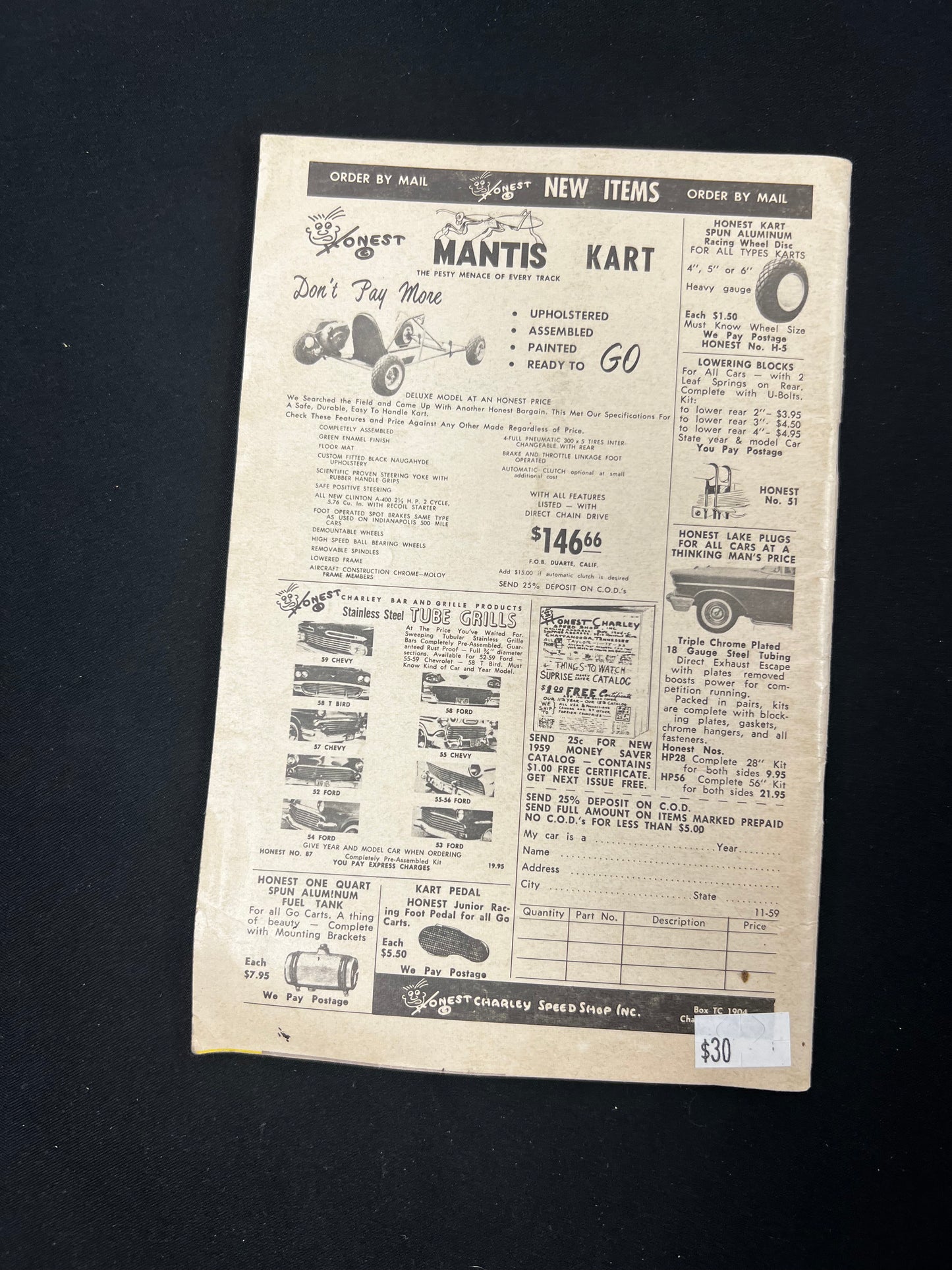 Custom Cars Magazine January 1960