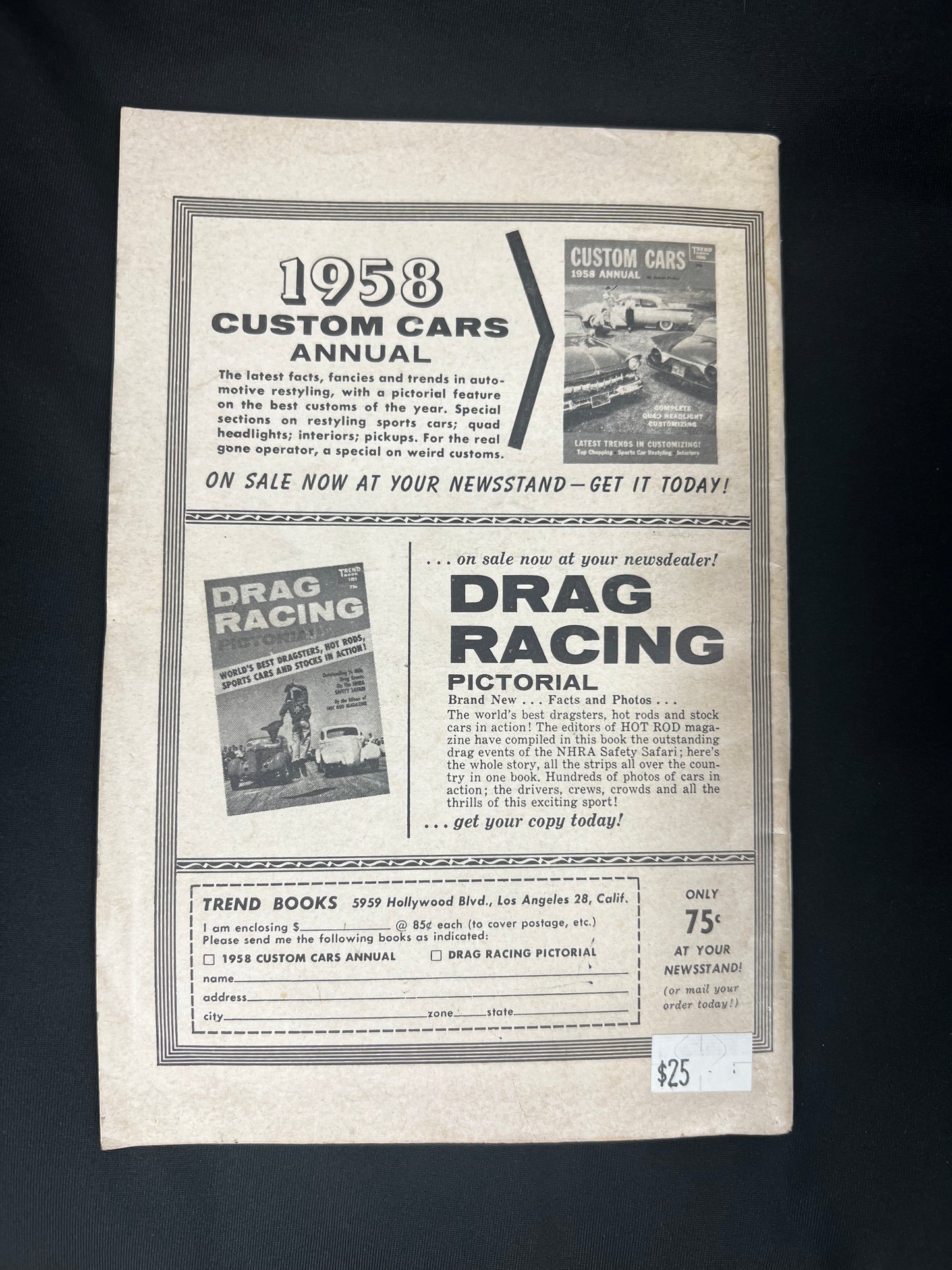Custom Car Magazine October 1957