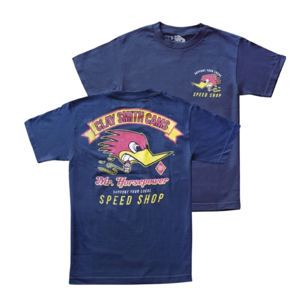Clay Smith Vintage Speed Shop T-shirt - Navy