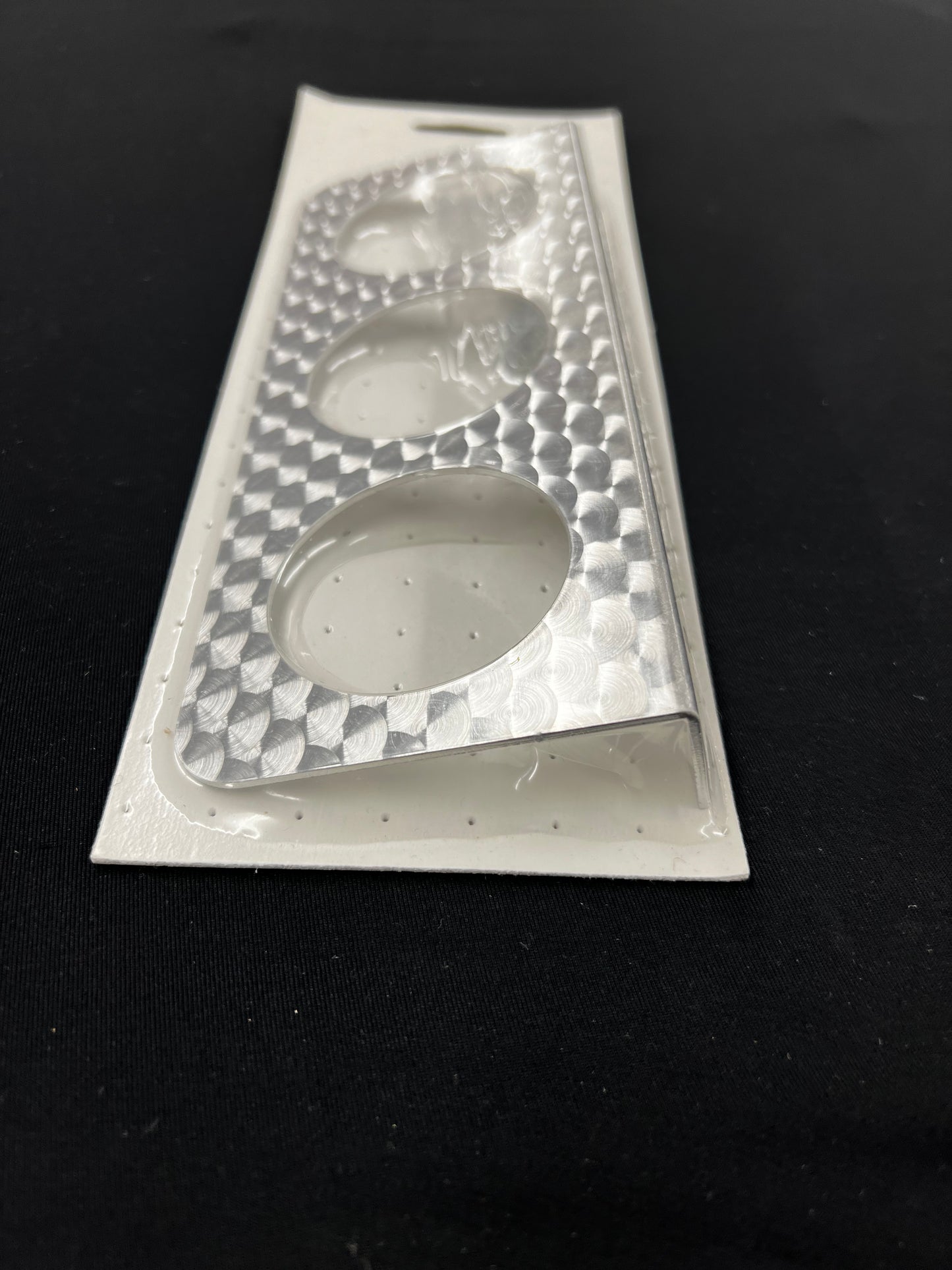 UNDER DASH 3 GAUGE PANEL ENGINE TURNED