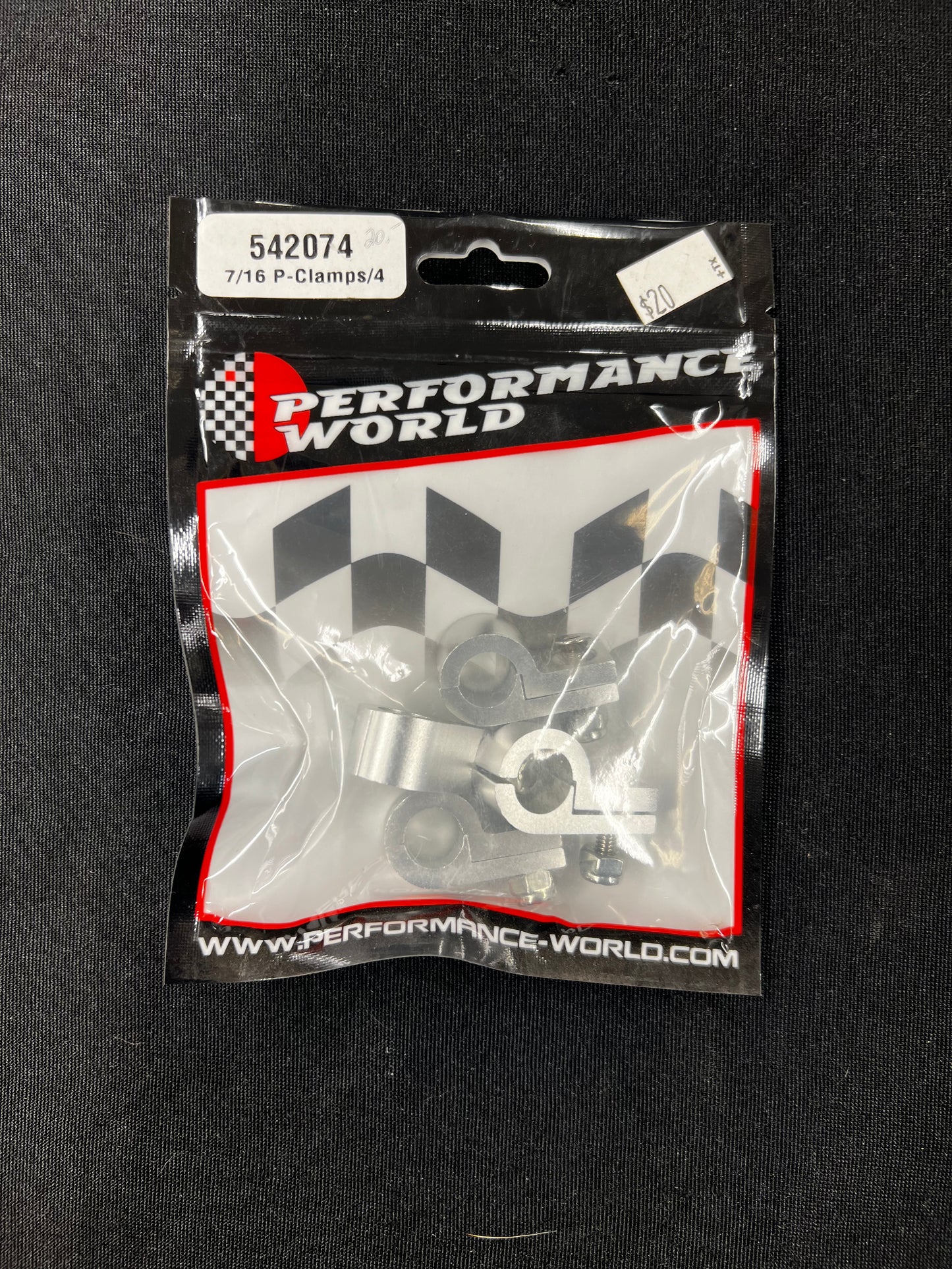 542074 7/16" LINE ALUMINUM P-CLAMPS 4/P