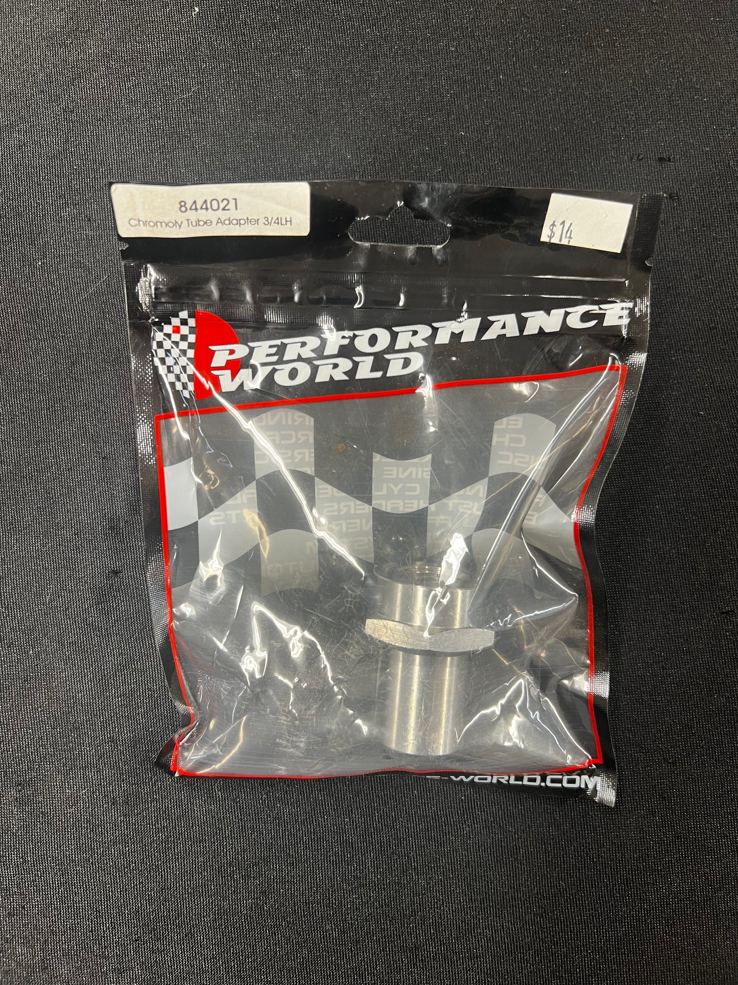 CHROMOLY TUBE ADAPTER 3/4"-16LH FOR 1.25" X .120" WALL TUBING.