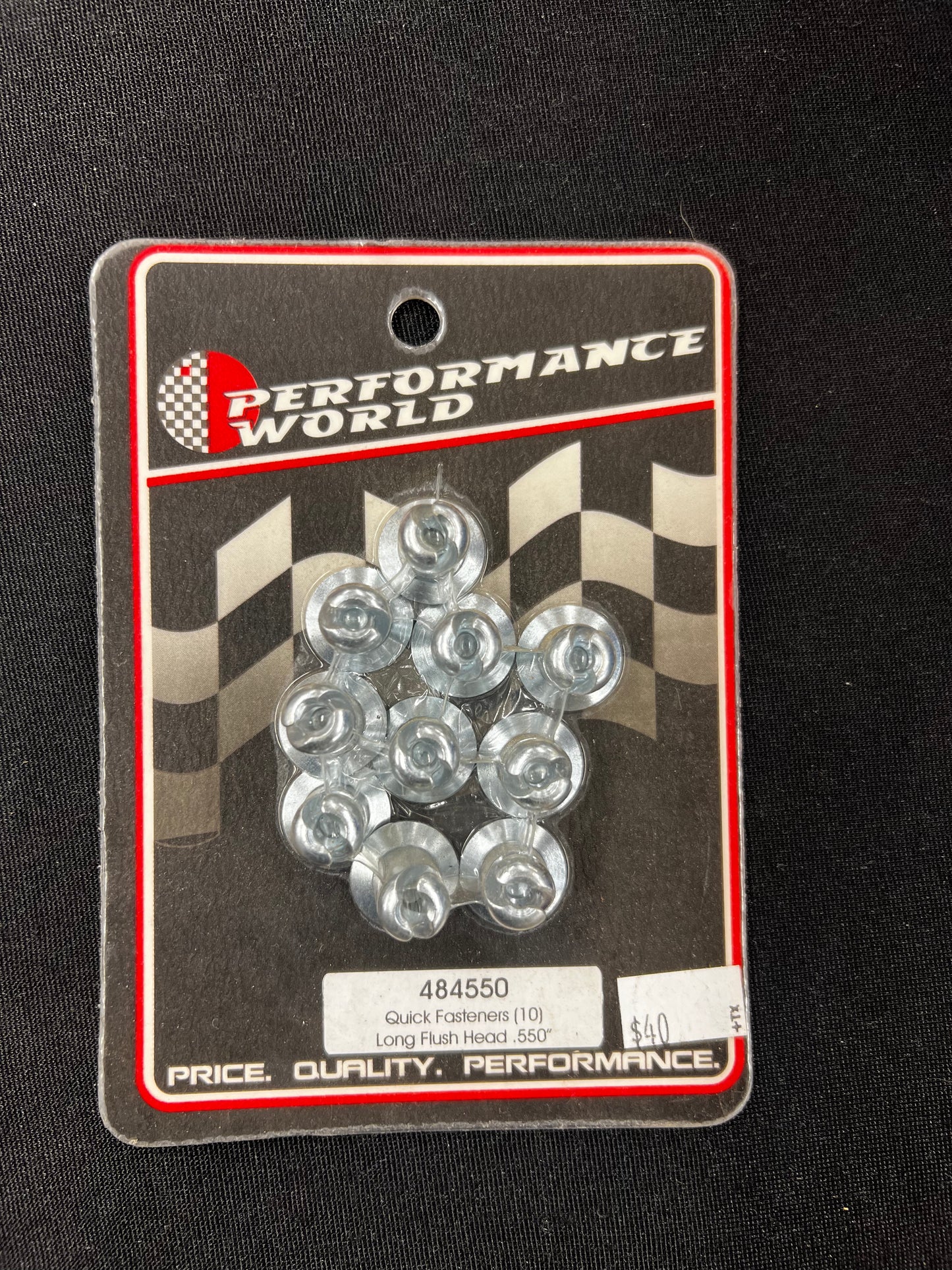 484550 #6 .550" FLUSH HEAD QUICK FASTENERS 10/PK