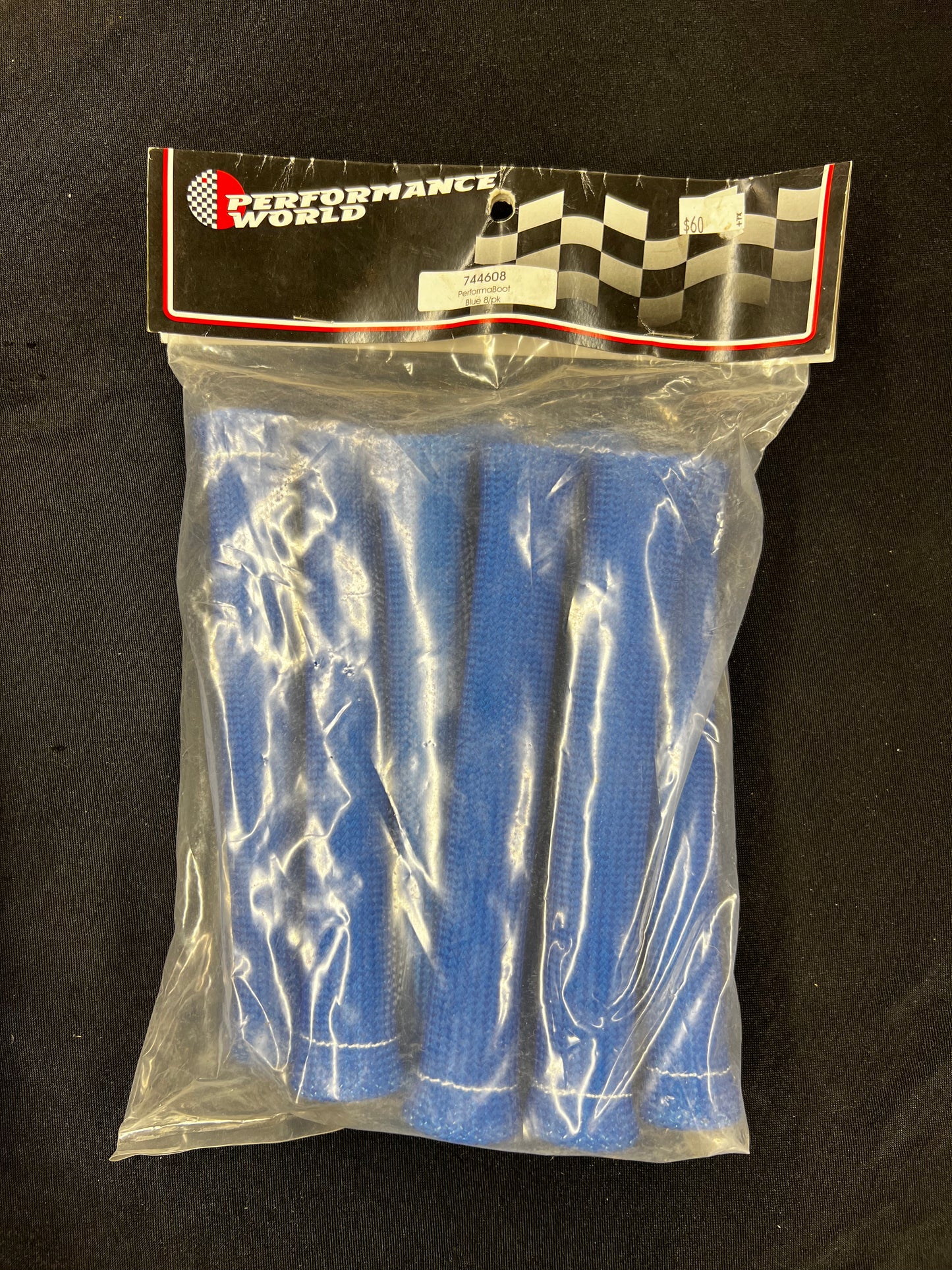744608 PERFORMABOOT SPARK PLUG BOOT PROTECTORS BLUE 8/PK