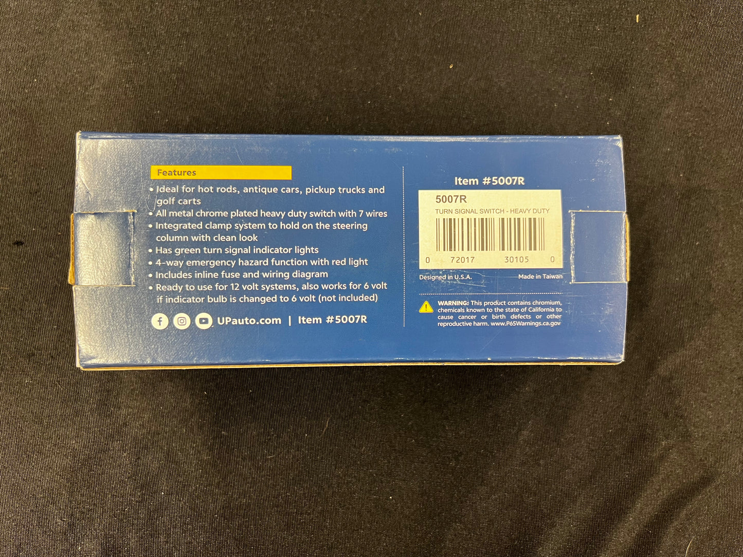 Heavy Duty 12 volt Turn Signal Switch - 5007R
