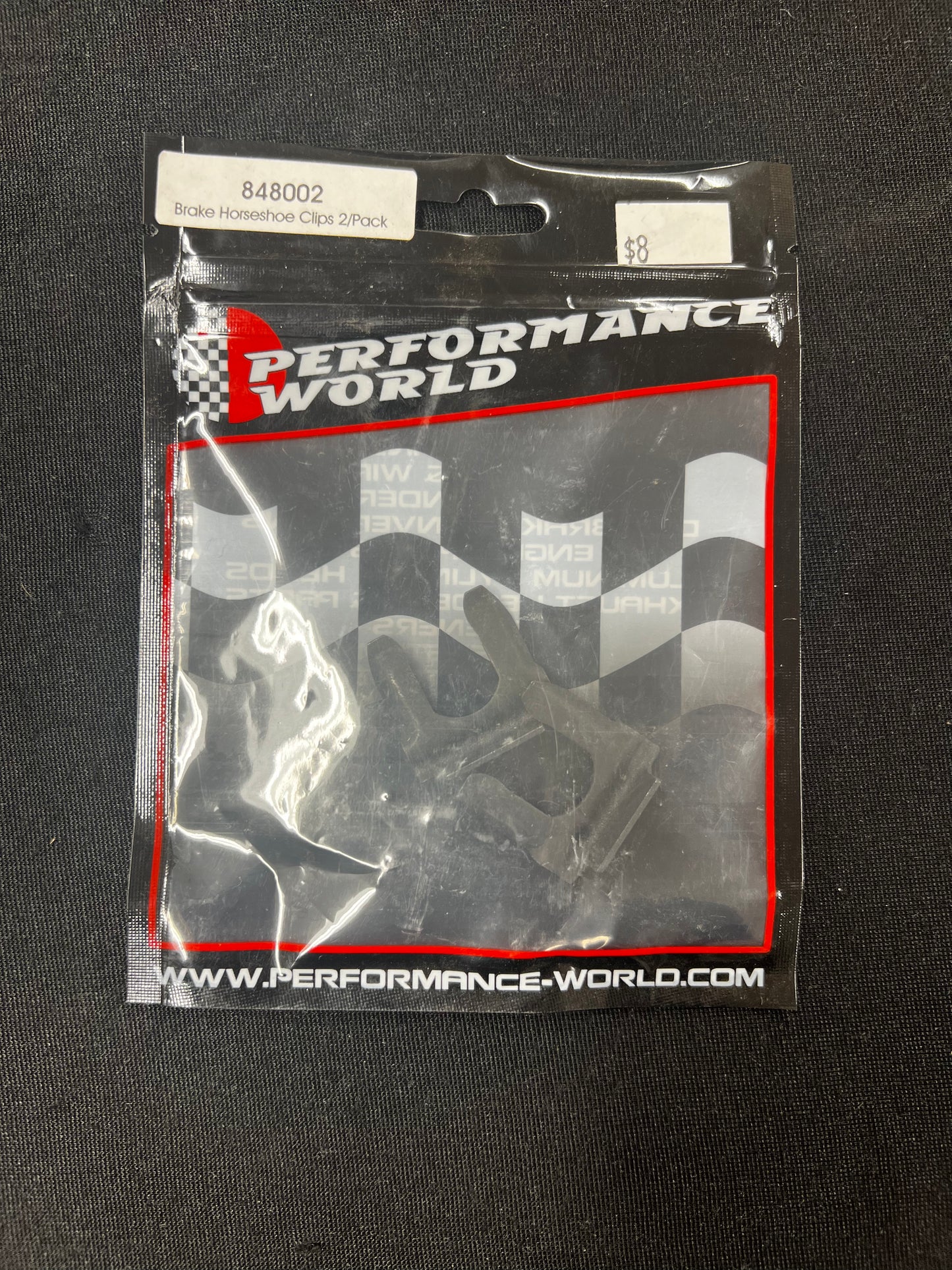 HORSESHOE BRAKE LINE CLIPS 2/PK