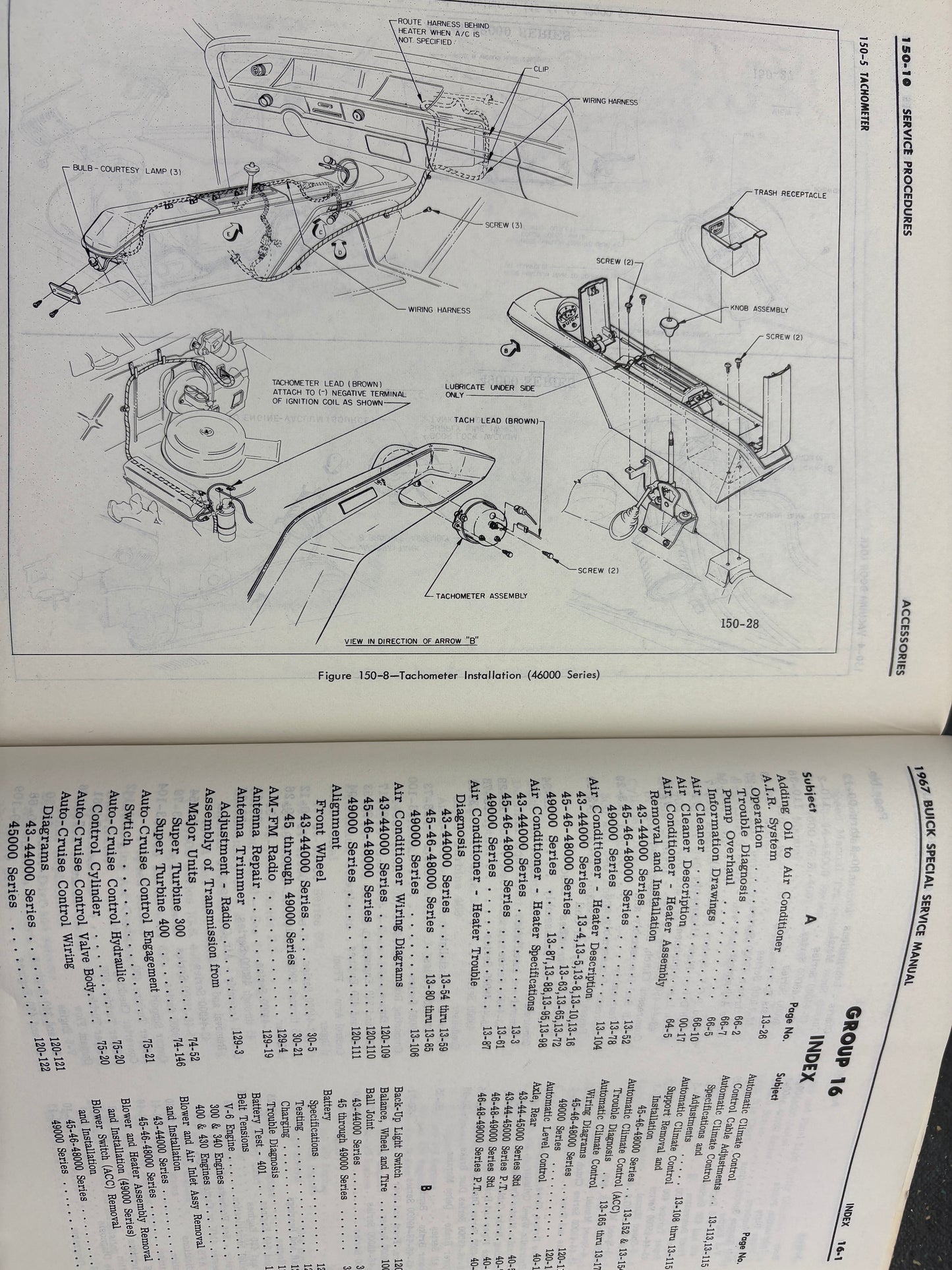 1967 BUICK CHASSIS MANUAL ALL MODELS