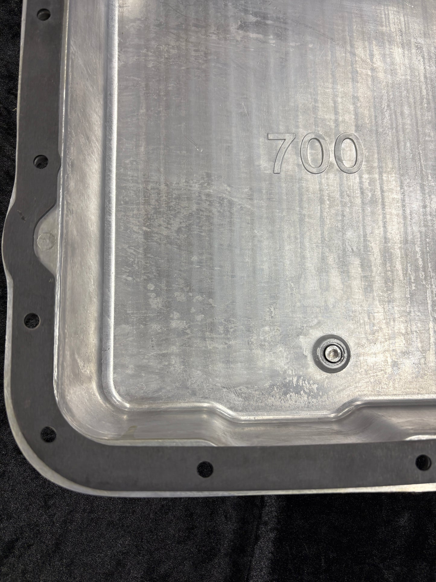 700 Polished Die-Cast Aluminum Pan